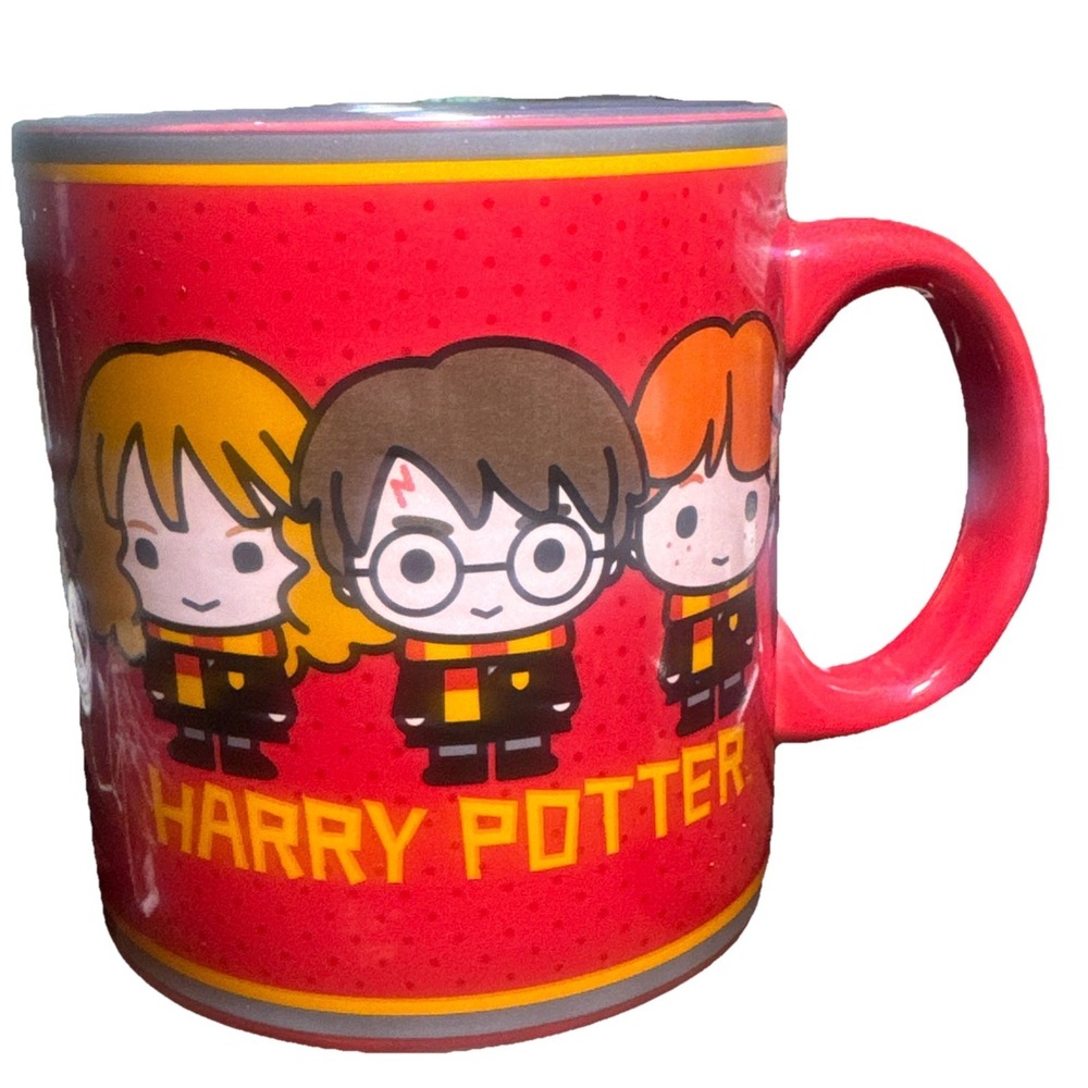 Harry Potter Mug By Silver Buffalo Characters Red 20oz Jumbo Ceramic Cup‎
